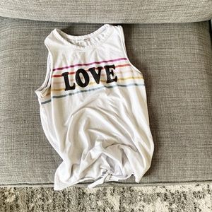 LOVE TANK TOP SIZE SMALL